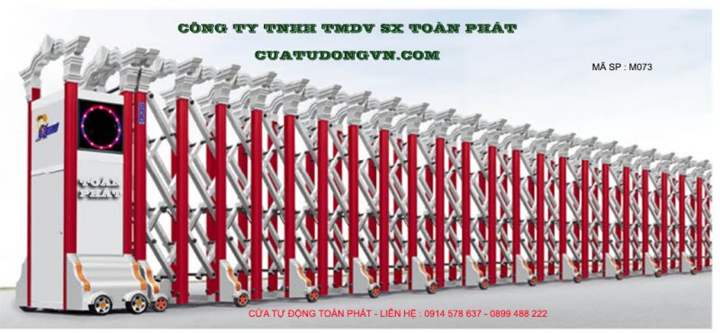 Lắp đặt cổng xếp nhập khẩu tại Quảng Ngãi