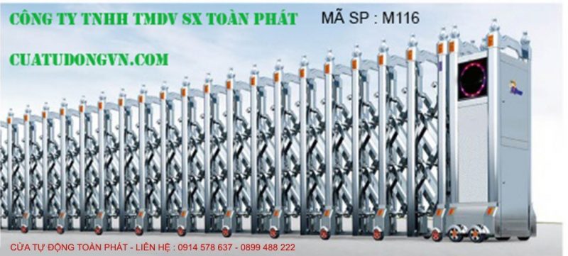 Lắp đặt cổng xếp nhập khẩu tại Nghệ An