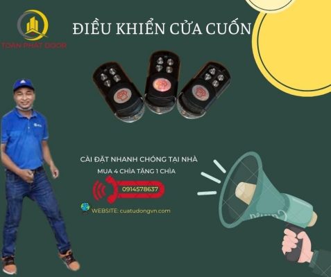 Remote cửa cuốn tại Quy nhơn