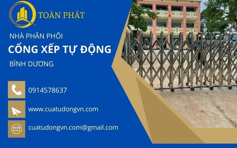 Cổng xếp inox Bình Dương