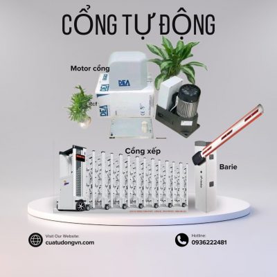 Cổng tự động tại KCN Sóng Thần