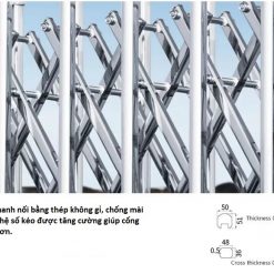 Thân cổng xếp