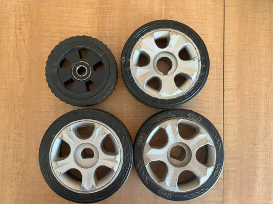 Bánh xe cổng xếp điện 2 Các loại bánh xe cổng xếp