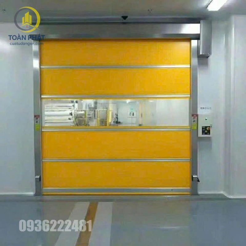 Cửa cuốn nhanh PVC tại Bắc Ninh - Báo giá 2025 cập nhật mới nhất 1 Cửa cuốn nhanh PVC nhà máy điện tử Bắc Ninh