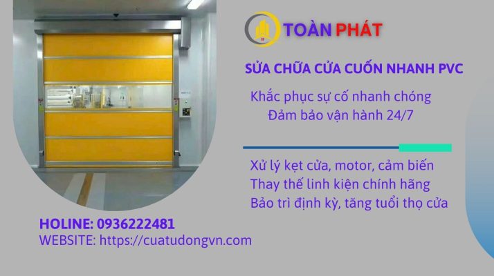 Sửa chữa cửa cuốn nhanh Pvc