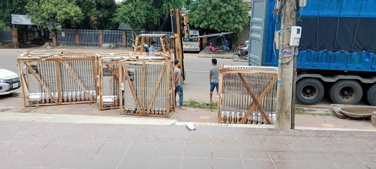 Cổng xếp tự động tại Gia Lai